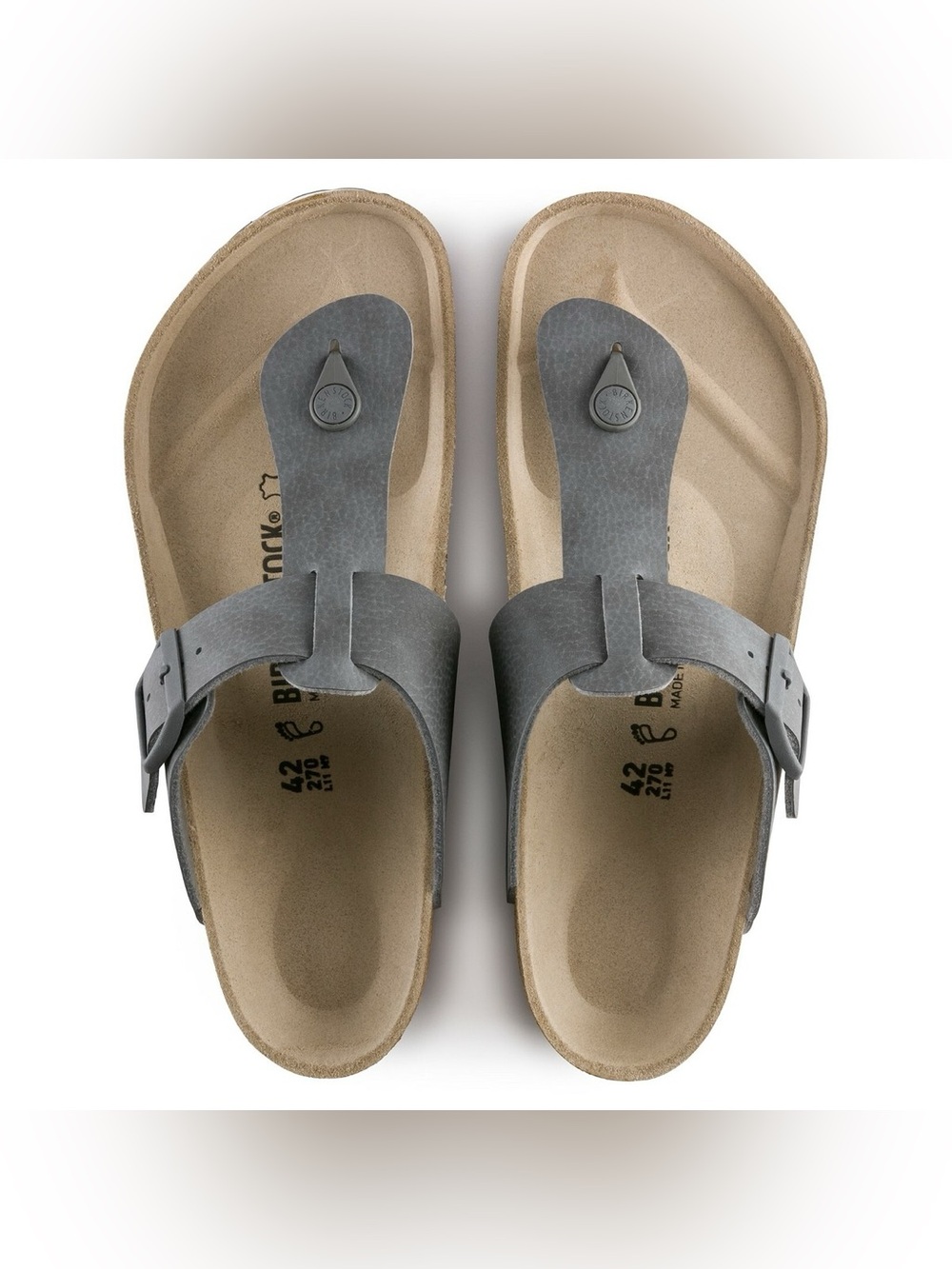 Birkenstock Men's Medina Shoes, Desert Soil Grey size 45